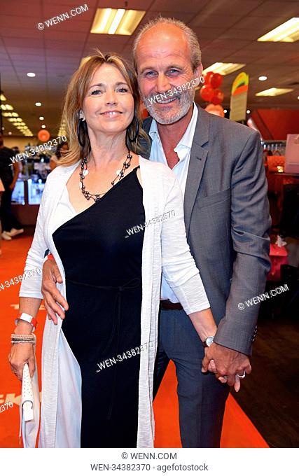 'Travel the world with TK Maxx' event at TK Maxx store in Schoeneberg Featuring: Tina Ruland mit Freund Claus G. Oeldorp Where: Berlin