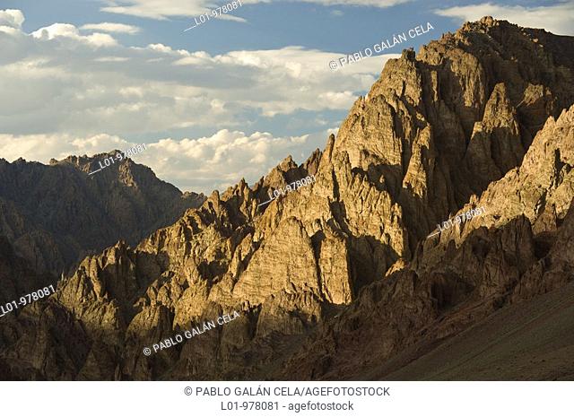 Valle del río Markha, cerca de Munkarmo  Ladak India
