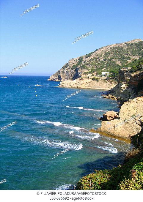 Alfaz del Pi coast. Costa Blanca. Alicante province. Comunidad Valenciana. Spain