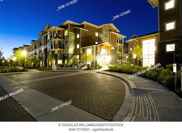 townhouse development in Burnaby, BC, Canada
