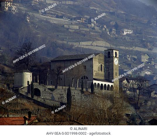 Parish Church of Sant'Alessandro, Traona, Sondrio (XV, XVII century), shot 1998 by Tatge, George for Alinari