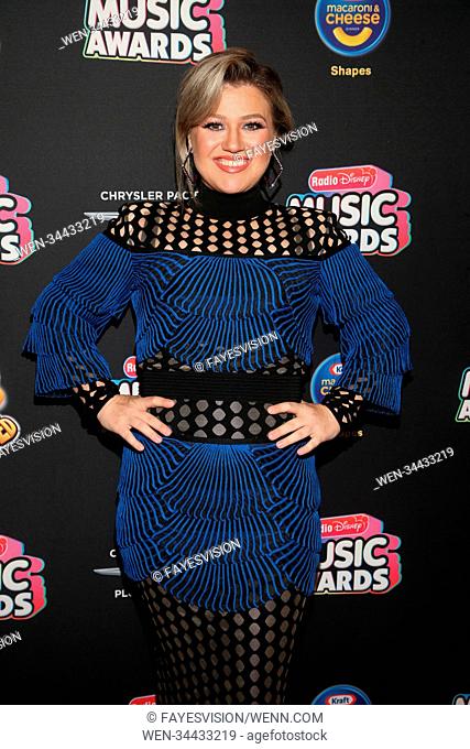 2018 Radio Disney Music Awards at the Loews Hotel Featuring: Kelly Clarkson Where: Hollywood, California, United States When: 22 Jun 2018 Credit:...