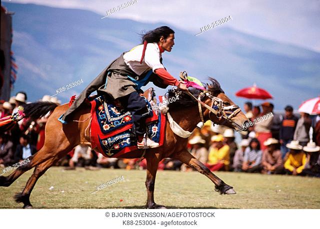Litang Horse Festival. Sichuan. West China