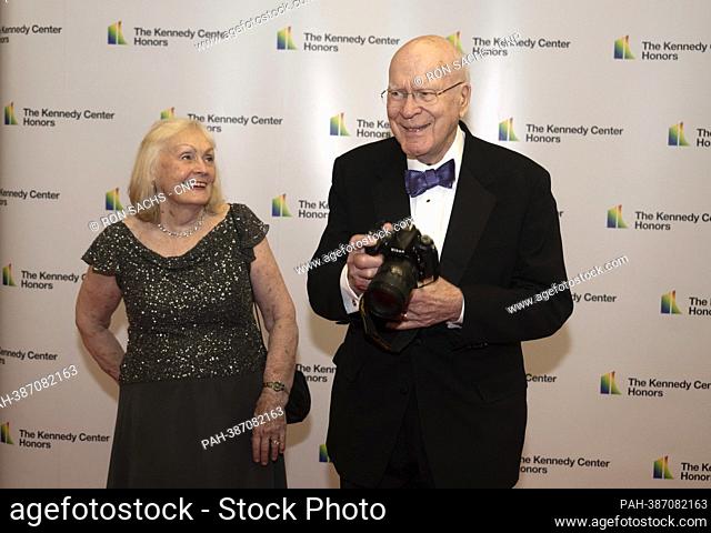 United States Senator Patrick Leahy (Democrat of Vermont), President pro tempore of the US Senate, and his wife, Marcelle