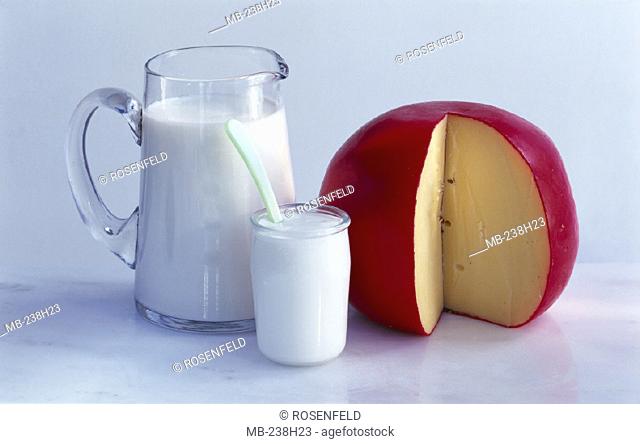 Still life, Milk, Milk products