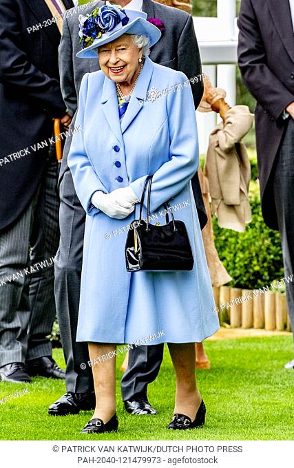 Queen Elizabeth in Ascot, United Kingdom, 18 June 2019. |. - Ascot/United Kingdom of Great Britain and Northern Ireland