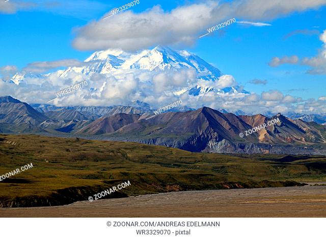 Das Denali-Massiv in Alaska