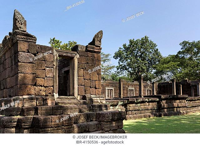 Hall of the White Elephant, Phanom Rung, Khmer temple, Buri Ram, Buriram Province, Isan, Isaan, Thailand