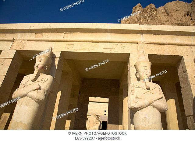Temple of Queen Hatshepsut (Deir el-Bahri). Thebes, Egypt
