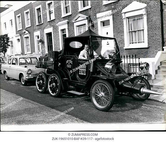 Oct. 10, 1965 - Hannibal 8 - The Car With Many Extras Including Extending 8-Ft, legs And A Cannon: This strange vehicle was seen in London yesterday called...