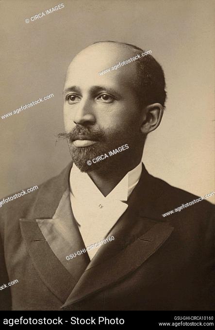 W.E.B. DuBois (1868-1963), American Civil Rights Activist and Author, head and shoulders Portrait, Boston, Massachusetts, USA, James E. Purdy, 1907