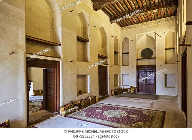 Sultanat d'Oman, région de Al-Dakhiliyah, montagnes du Hajar occidental, château de Jabrin /Sultanate of Oman, Ad-Dakhiliyah Region