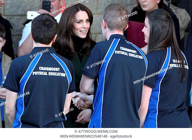 Duchess of Cambridge leaves Craigmount High School Edinburgh. Duchess of Cambridge to join Judy Murray tennis class. Tennis on the Road was created by Ms Murray...