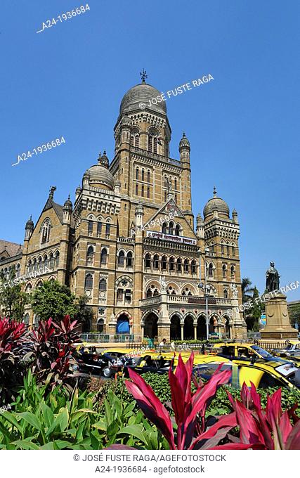 India , Maharastra State, Mumbay City, Dadabhai Naoroji Road , Municipal Corporation Bldg