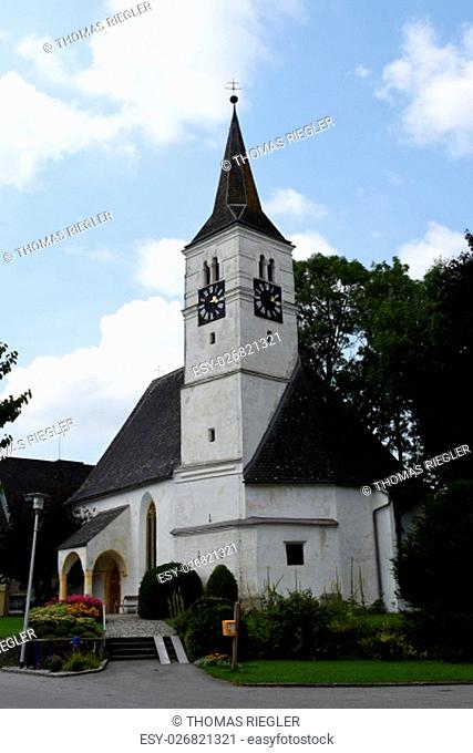 church, stadlkirchen, filialkirche, dietach, steeple, goal, hl. margareta, romanesque