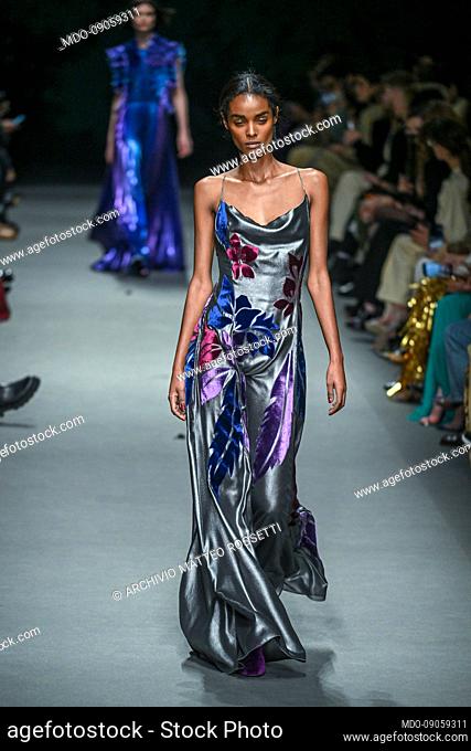 Alberta Ferretti fashion show on the second day of Milan Fashion Week Women's Fall Winter 2022-2023 Collection. Milan (Italy), September 23rd, 2022
