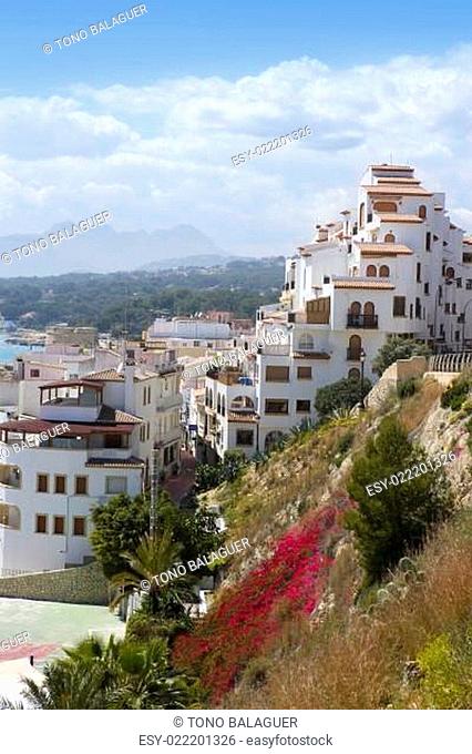 moraira village mediterranean country in Spain
