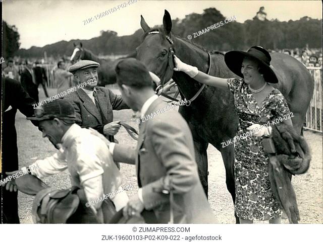1962 - Barquette wins the Prix Diane in Chantilly French horse Barquette owned by M. Thion de la Chaume and ridden by L. Heurteur won the Prix Diane in...