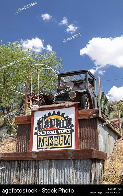 Madrid, New Mexico - The Old Coal Town Museum in a small town filled with art shops and other tourist attractions on the Turquoise Trail National Scenic Byway...
