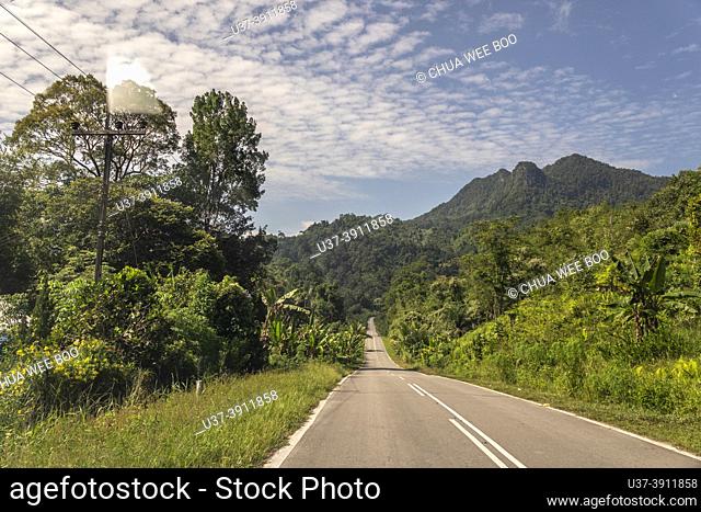 A road to Borneo Highland Resorts, Sarawak, East Malayisa, Borneo