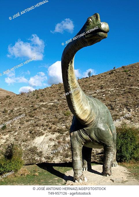 Brachiosaurus replica, La Rioja, Spain