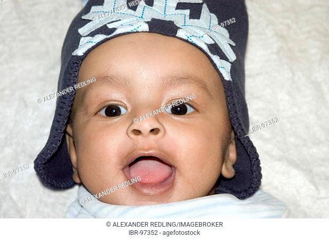 Ethiopian Baby with cap