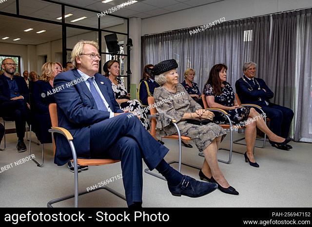 Princes Beatrix of The Netherlands at the Veilige Veste from healthcare organization Fier in Capelle aan den IJssel, on September 16, 2021