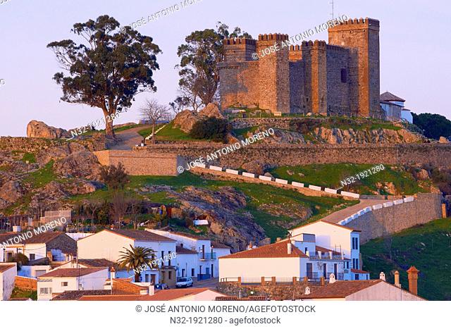 Cortegana  Castle, Sierra de Aracena y Picos Aroche natural park, Huelva province, Andalusia, Spain