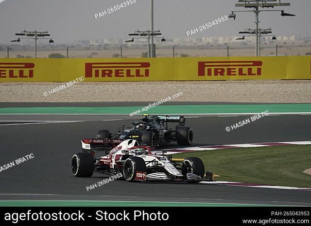 19.11.2021, Losail International Circuit, Doha, Formula 1 Ooredoo Qatar Grand Prix 2021, in the picture Antonio Giovinazzi (ITA), Alfa Romeo Racing ORLEN