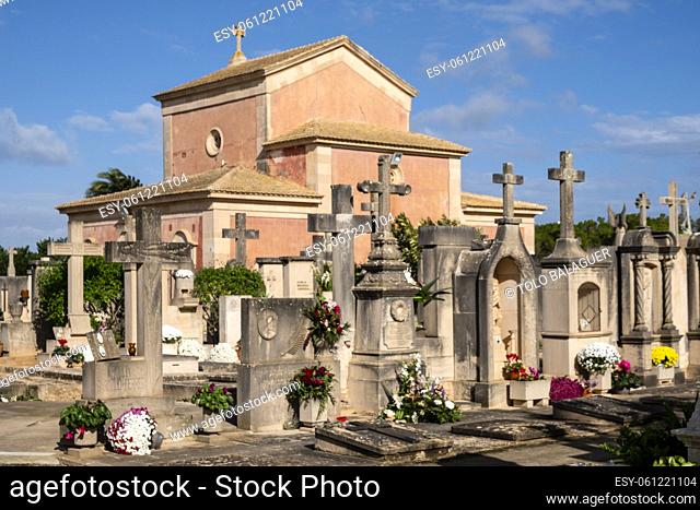 cemetery, Santanyi, Mallorca, Balearic Islands, Spain