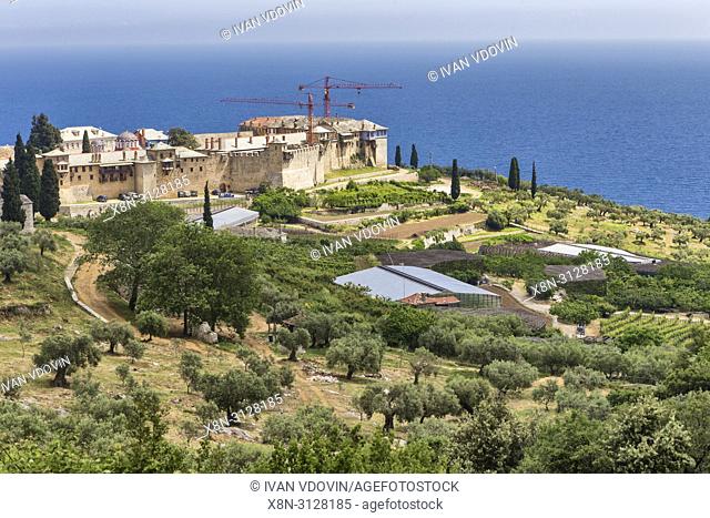 Monastery of Great Lavra, Mount Athos, Athos peninsula, Greece