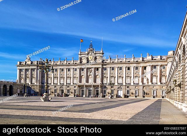 The Palacio Real de Madrid or Royal Palace of Madrid is the official residence of the Spanish Royal Family at the city of Madrid