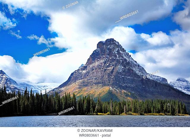 Triangular mountain