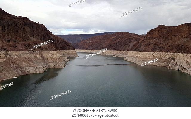 Hydroelectric Generators on the border of nevada and arizona , black canyon