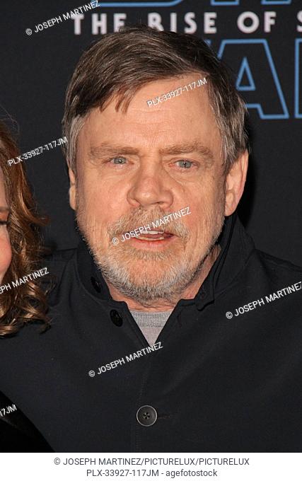 Marilou York, Mark Hamill at Lucasfilm's ""Star Wars: The Rise of Skywalker"" World Premiere held at El Capitan Theater in Los Angeles, CA, December 16, 2019
