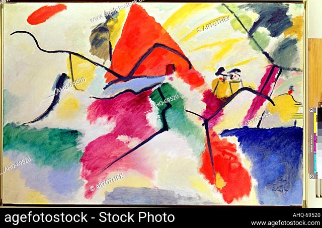 Künstler: Kandinsky, Wassily, 1866-1944 Titel: Improvisation No. 5. 1911 Technik: Öl auf Leinwand Standort: St.Paul de Vence, Fond.Maeght