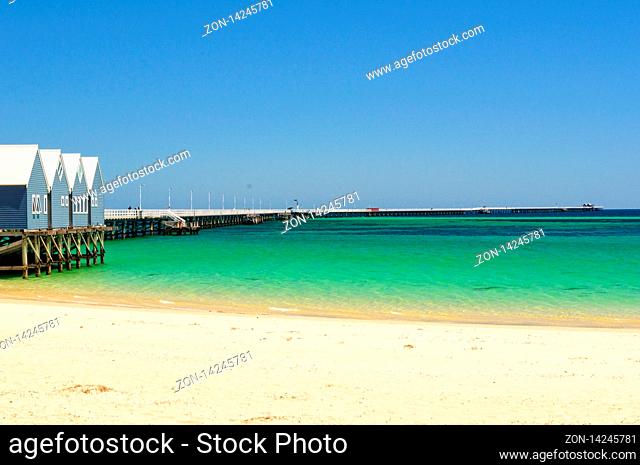 The famous Busselton Jetty is 1841 meters long, which makes it the second longest wooden jetty in the world - Busselton, WA, Australia