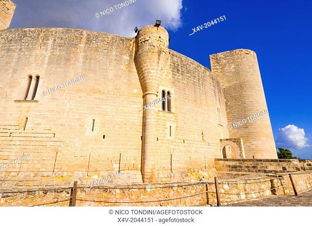 Bellver Castle, 14th century, Palma de Mallorca, Majorca, Balearic Islands, Spain