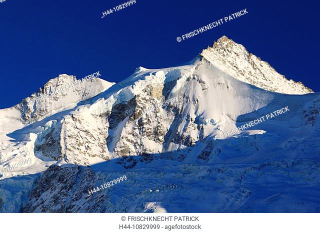 Switzerland, Europe, Ober Gabelhorn, Valais Alps, Sorebois, Val de Zinal, Val d'Anniviers, canton Valais, scenery, lan