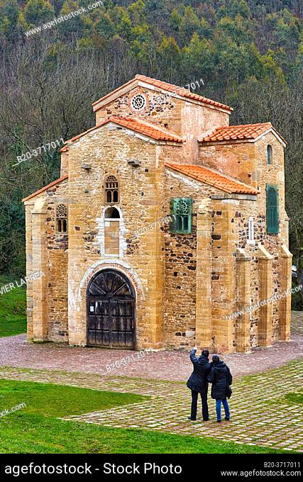 Church of San Miguel de Lillo, Oviedo, Asturias, Spain, Europe