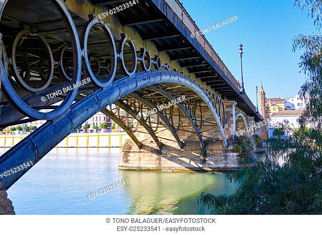 Puente Isabel II bridge in Triana Seville of Andalusia Spain