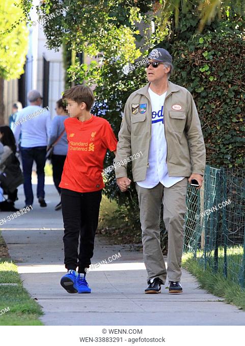 Will Ferrell spends the day out with his son Mattias Featuring: Will Ferrell, Mattias Paulin Ferrell Where: West Hollywood, California