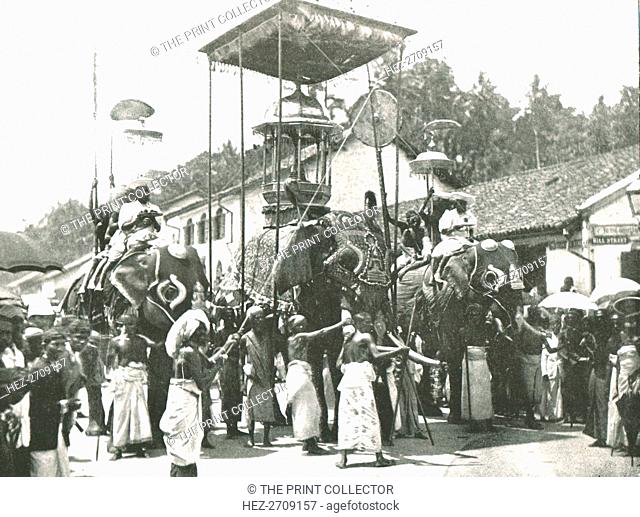 Religious procession, Colombo, Ceylon, 1895. Creator: Unknown