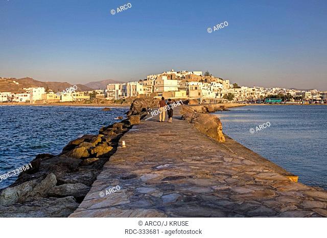 Chora, main town, Naxos, Cyclades Islands, Greece