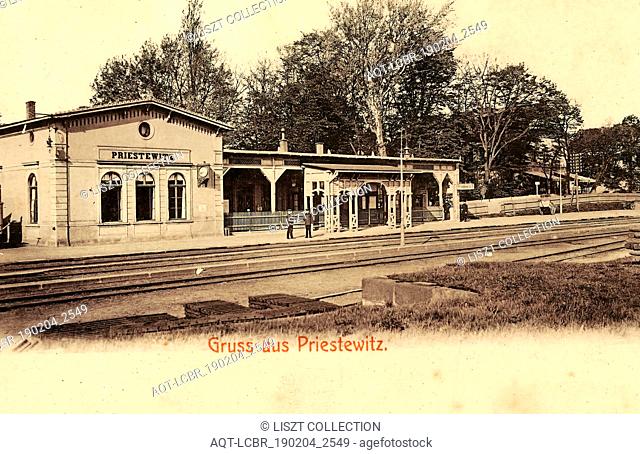 Bahnhof Priestewitz, 1902, Landkreis Meißen, Priestewitz, Bahnhof, Germany