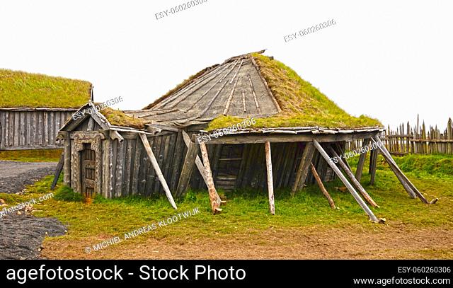 Stokksnes viking village in the south of Iceland