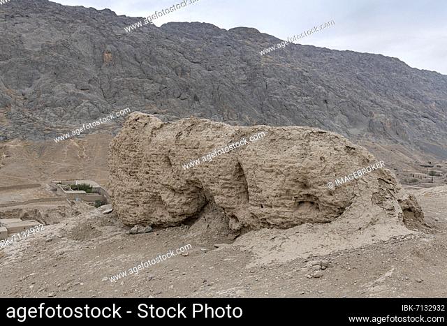 Ruins of old Kandahar, Zorr Shar, founded by Alexander the great, Kandahar, Afghanistan, Asia