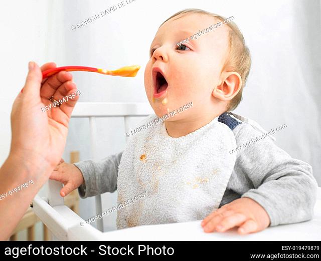 Baby Being Fed