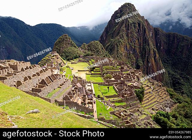 Das UNESCO Weltkulturerbe Machu Picchu in Peru