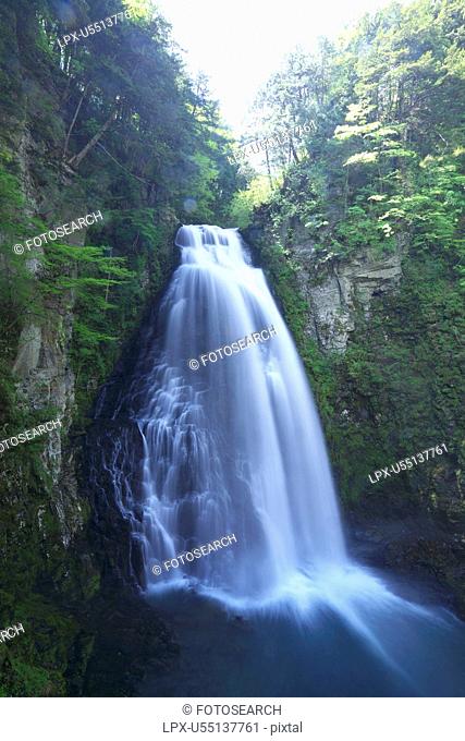 Bansho Ootaki waterfall, Nagano Prefecture, Honshu, Japan